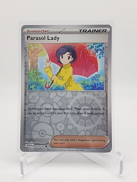 Parasol Lady [Reverse Holo]  169/182 Pokémon TCG Paradox Rift