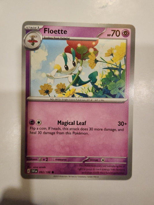 Floette 92/198 Pokémon TGC Scarlet & Violet