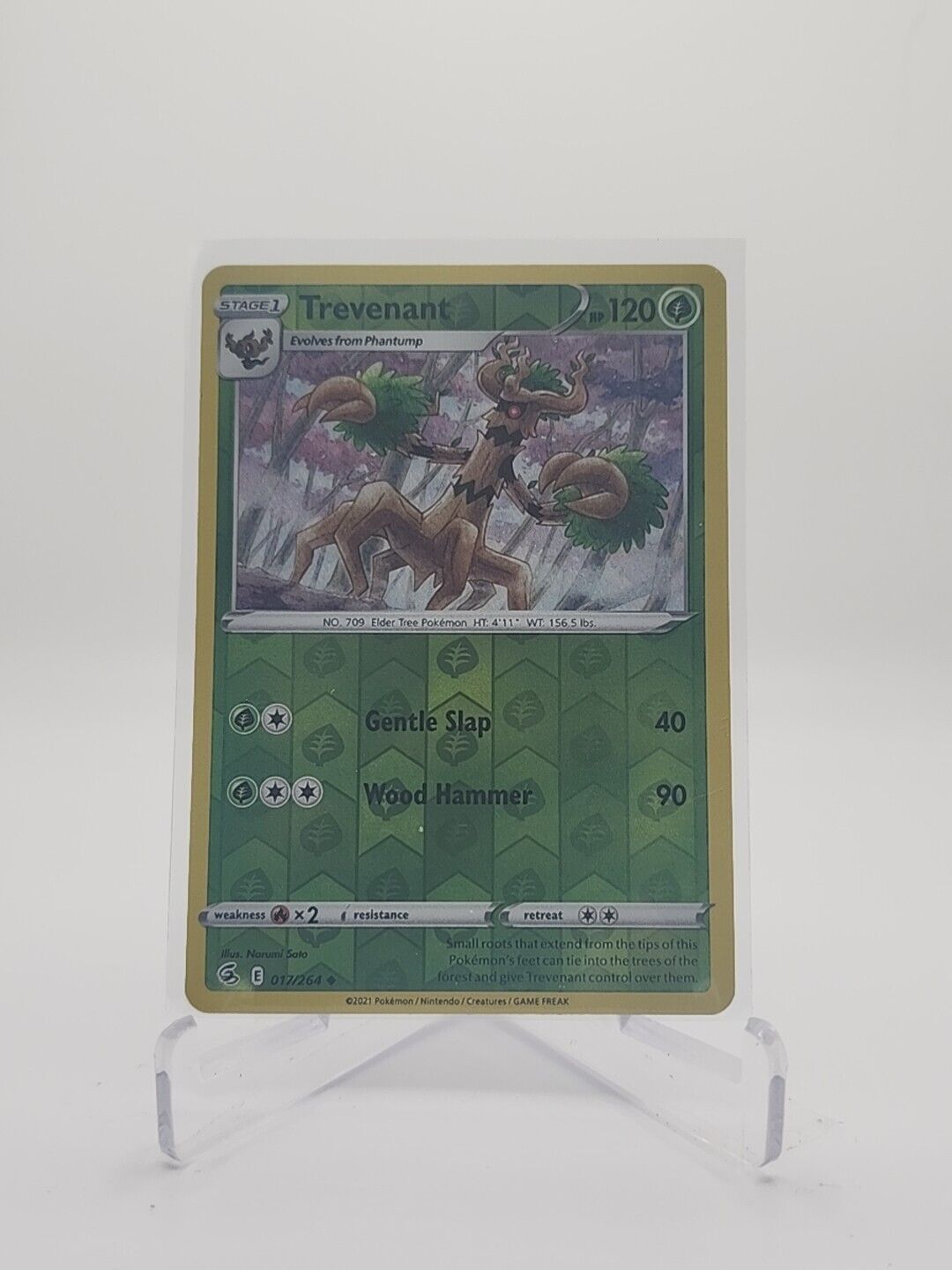 Trevenant [Reverse Holo] 17/264 Pokémon TGC Fusion Strike