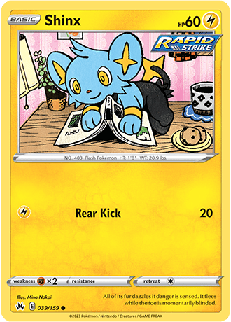 Shinx  39/159 Pokémon TCG Crown Zenith