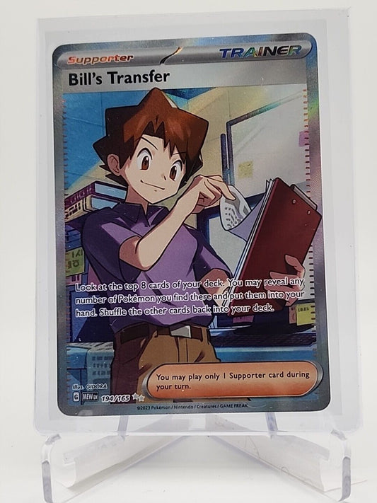 194/165 Bill's Transfer  Pokémon TGC Scarlet & Violet - 151