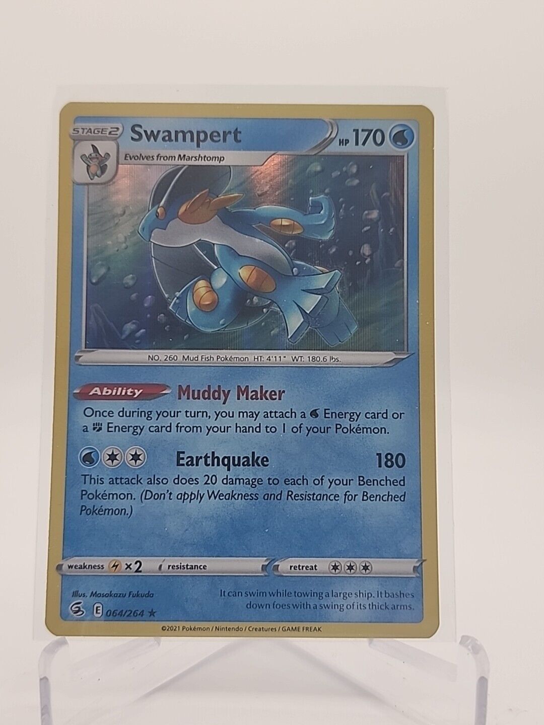 Swampert 64/264 Pokémon TGC Fusion Strike