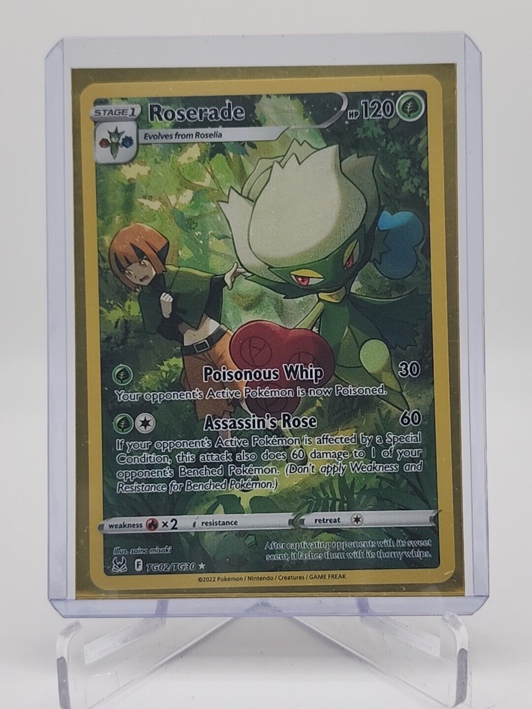 Roserade  TG02/196 Pokémon TCG Lost Origin