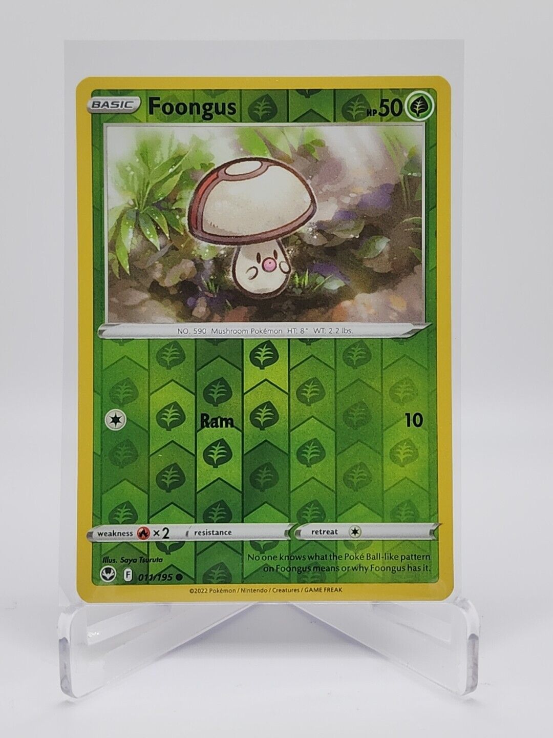 Foongus [Reverse Holo]  11/195 Pokémon TCG Silver Tempest