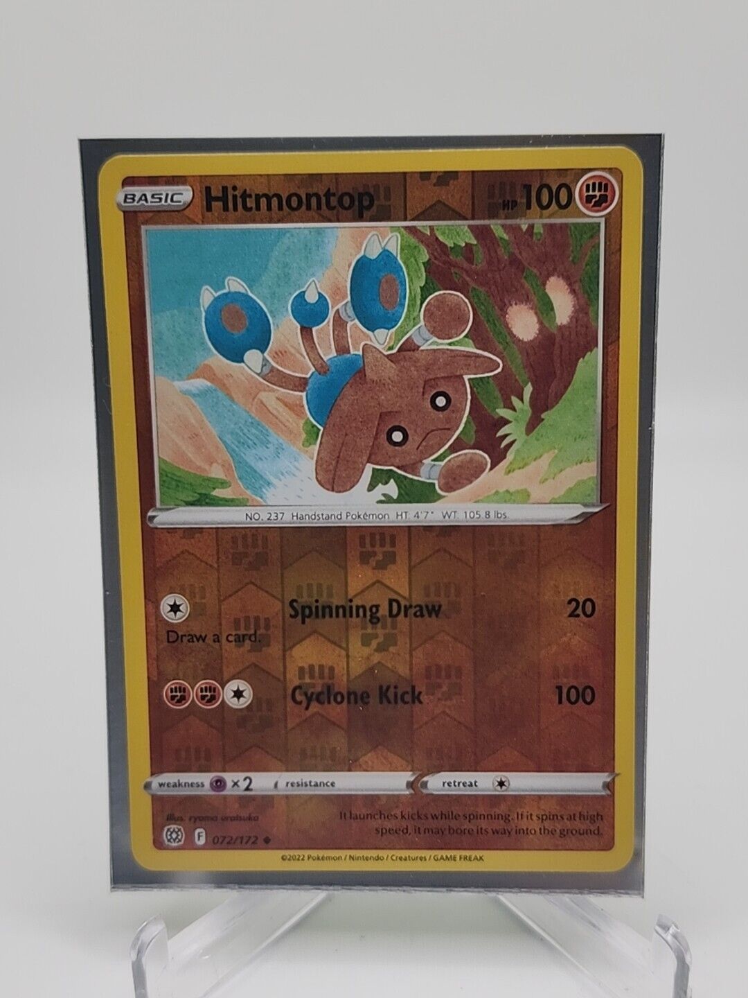 Hitmontop [Reverse Holo]  72/172 Pokémon TCG Brilliant Stars