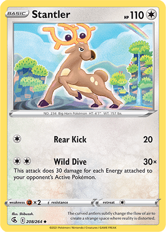 Stantler  208/264 Pokémon TCG Fusion Strike