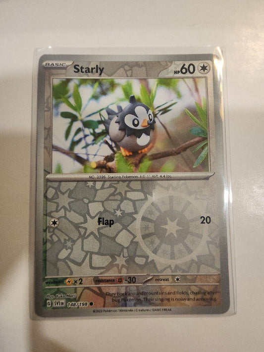 Starly [Reverse Holo] 148/198 Pokémon TGC Scarlet & Violet