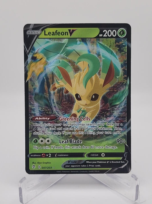 Leafeon V  7/203 Pokémon TCG Evolving Skies