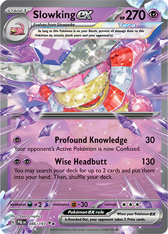 Slowking ex  86/193 Pokémon TCG Paldea Evolved