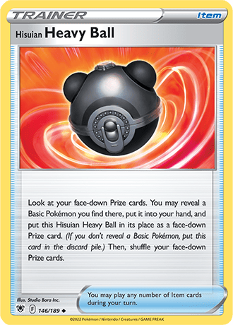 Hisuian Heavy Ball  146/189 Pokémon TCG Astral Radiance