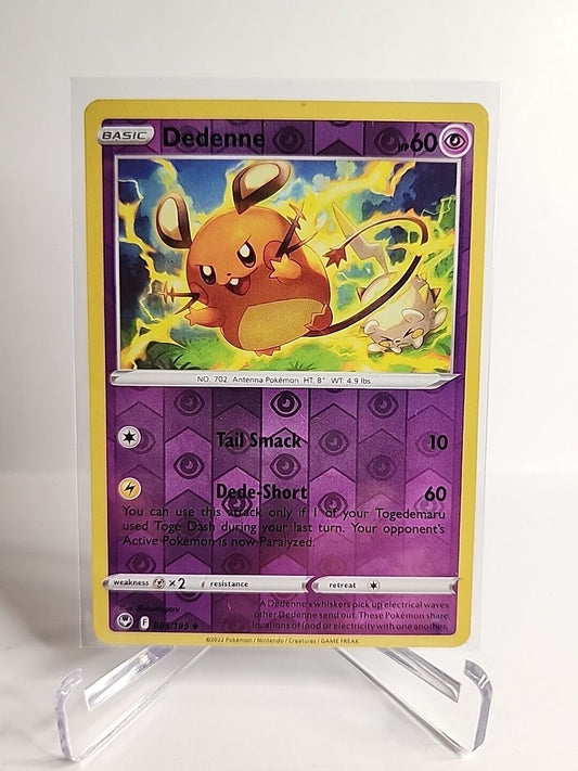 Dedenne [Reverse Holo] 85/195 Pokémon Cards Silver Tempest