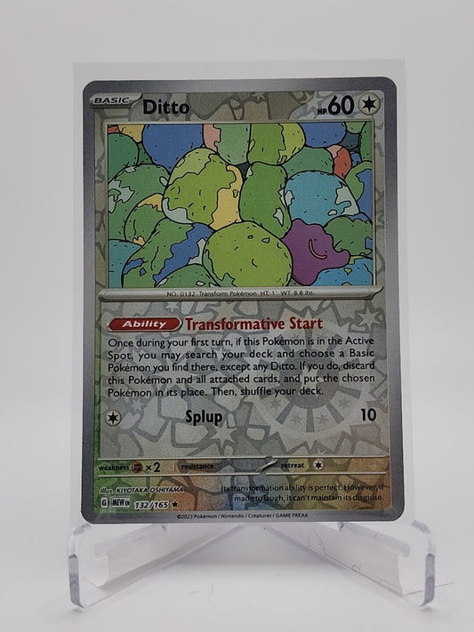 132/165 Ditto [Reverse Holo]  Pokémon TGC Scarlet & Violet - 151