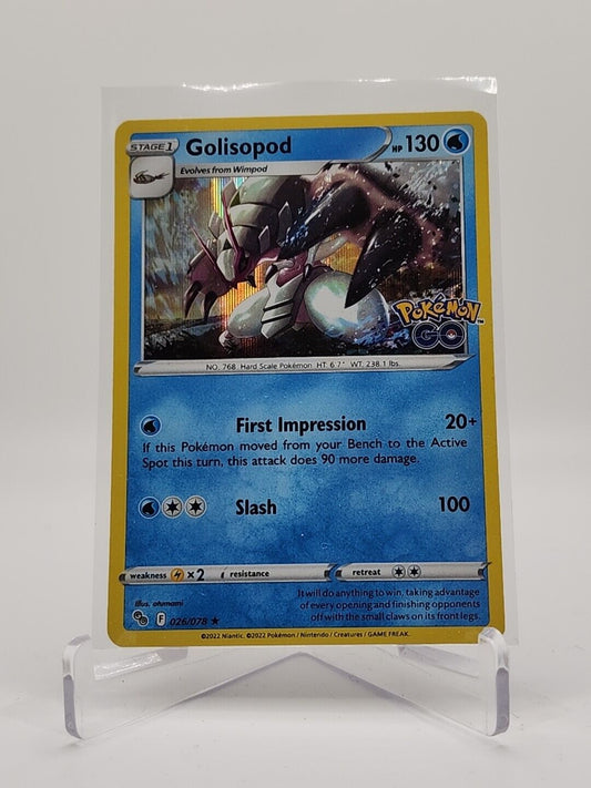 Golisopod [Holo] 26/78 Pokémon TGC Pokemon Go