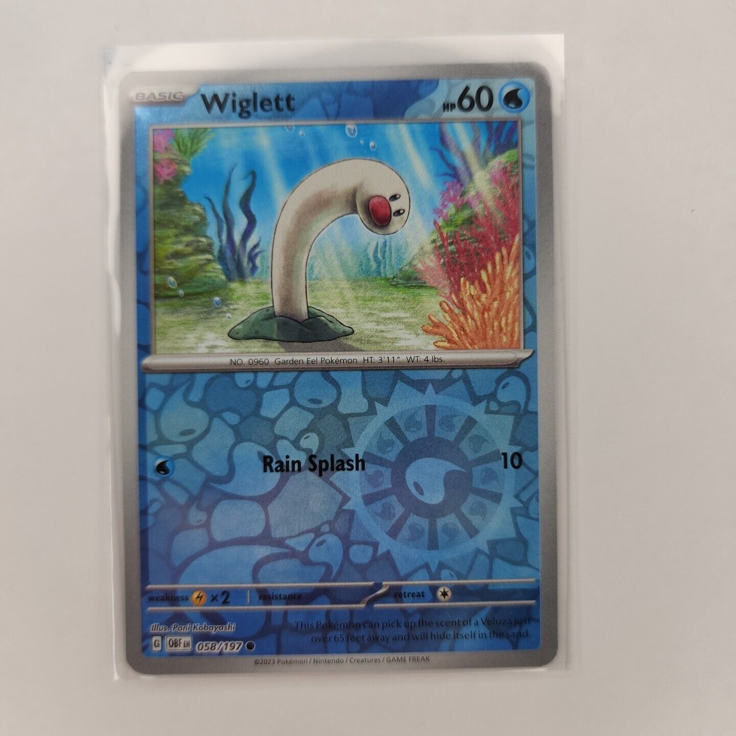 Wiglet [Reverse Holo] 58/197 Pokémon TGC Obsidian Flames