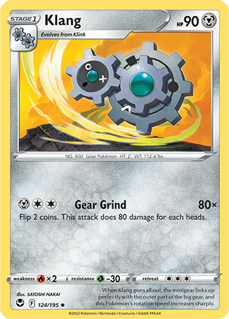 Klang  124/195 Pokémon TCG Silver Tempest