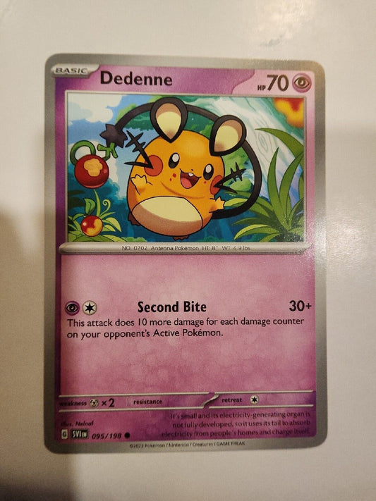 Dedenne 95/198 Pokémon TGC Scarlet & Violet