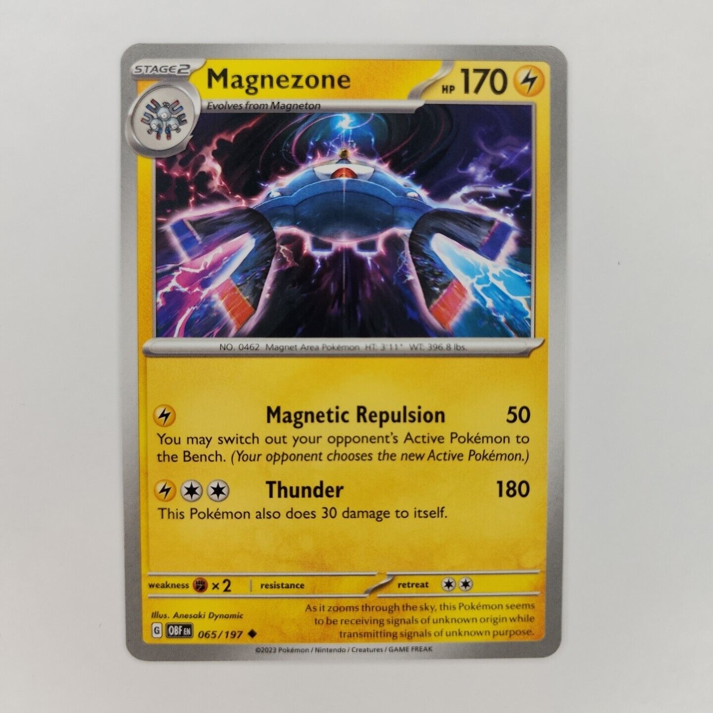 Magnezone 65/197 Pokémon TGC Obsidian Flames