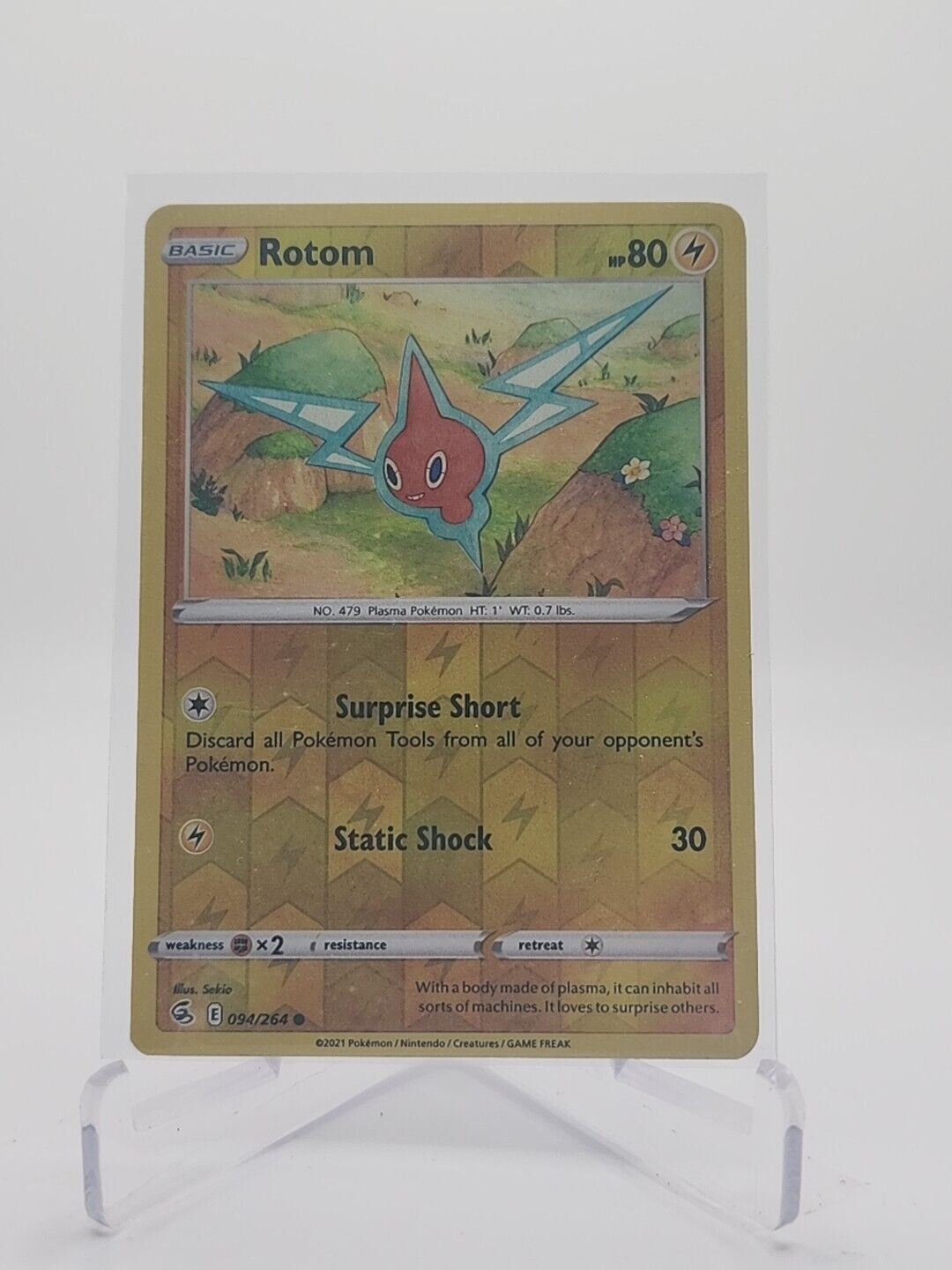 Rotom [Reverse Holo] 94/264 Pokémon TGC Fusion Strike