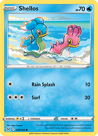 Shellos  39/196 Pokémon TCG Lost Origin