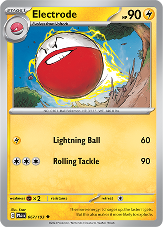 Electrode  67/193 Pokémon TCG Paldea Evolved