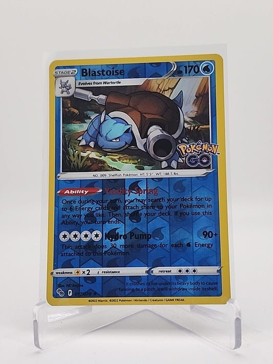 Blastoise [Reverse Holo] 17/78 Pokémon TGC Pokemon Go