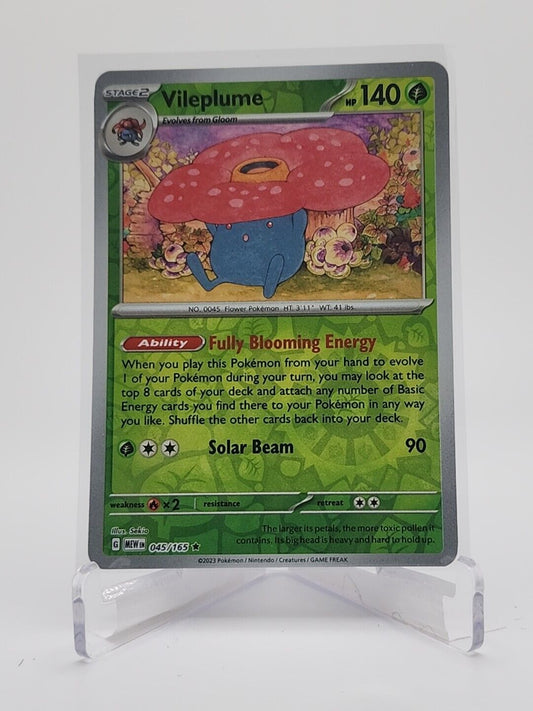 45/165 Vileplume [Reverse Holo]  Pokémon TGC Scarlet & Violet - 151