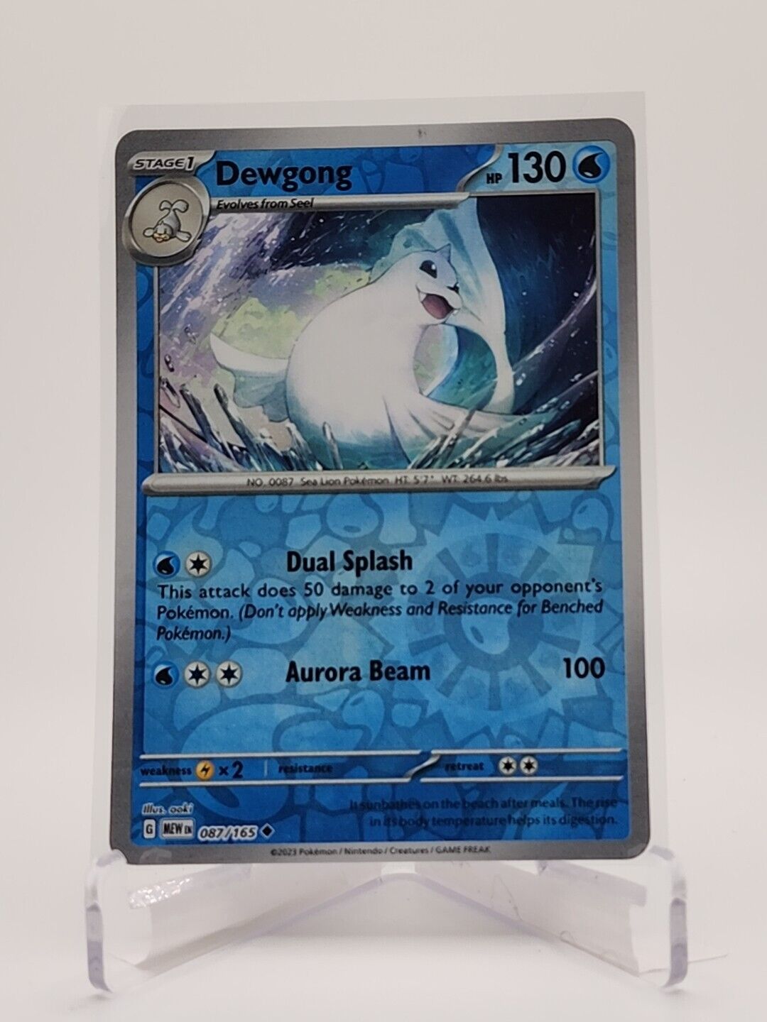 87/165 Dewgong [Reverse Holo]  Pokémon TGC Scarlet & Violet - 151