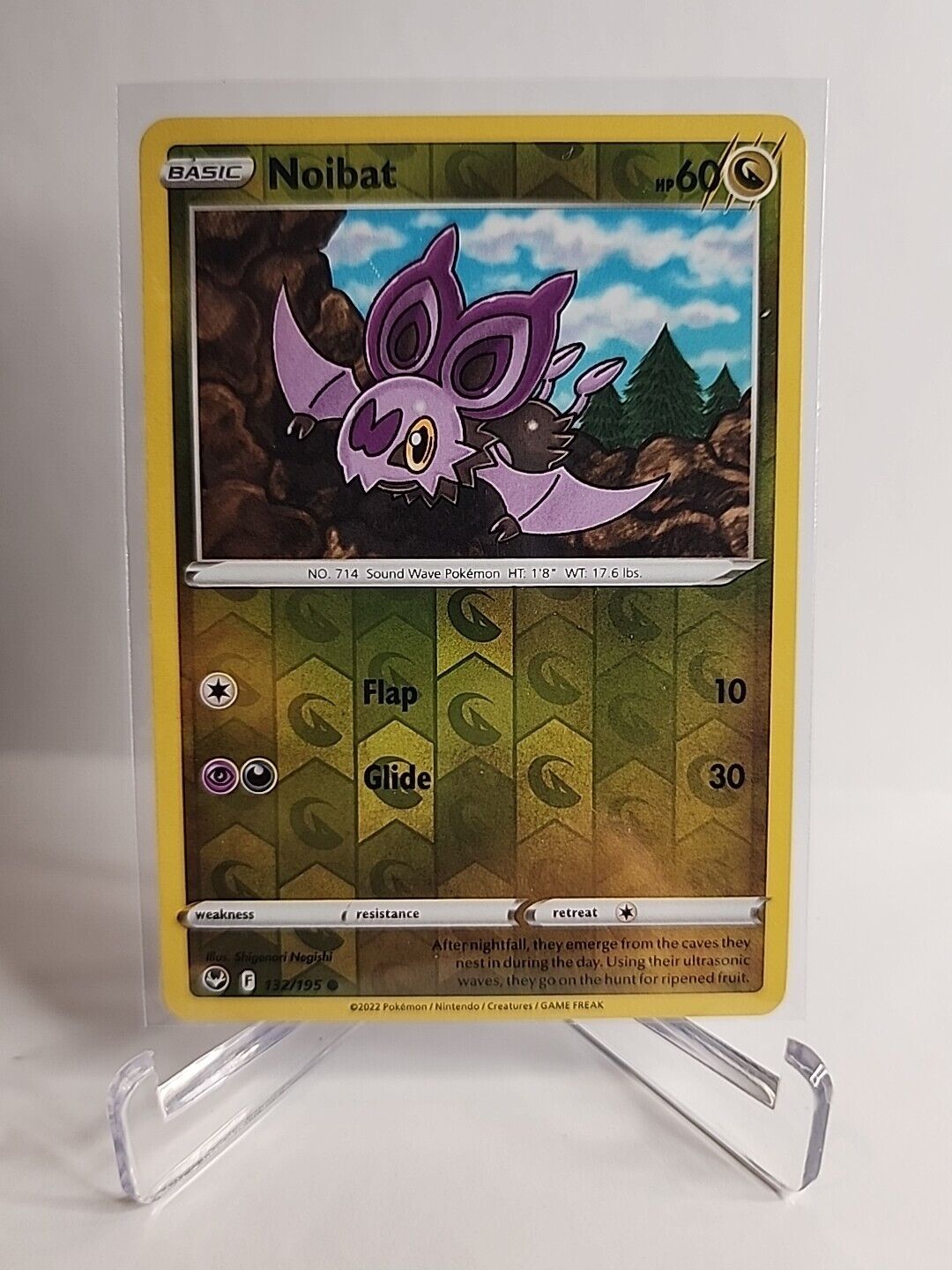 Noibat [Reverse Holo] 132/195 Pokémon Cards Silver Tempest