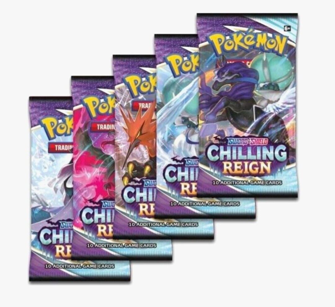 Pokemon TCG - Chilling Reign Booster Pack Sealed (Pack Art Varies)