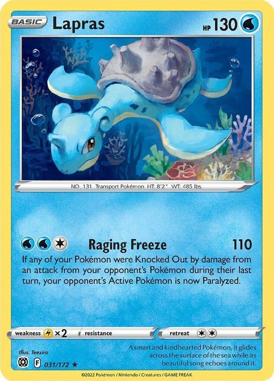 Lapras  31/172 Pokémon TCG Brilliant Stars