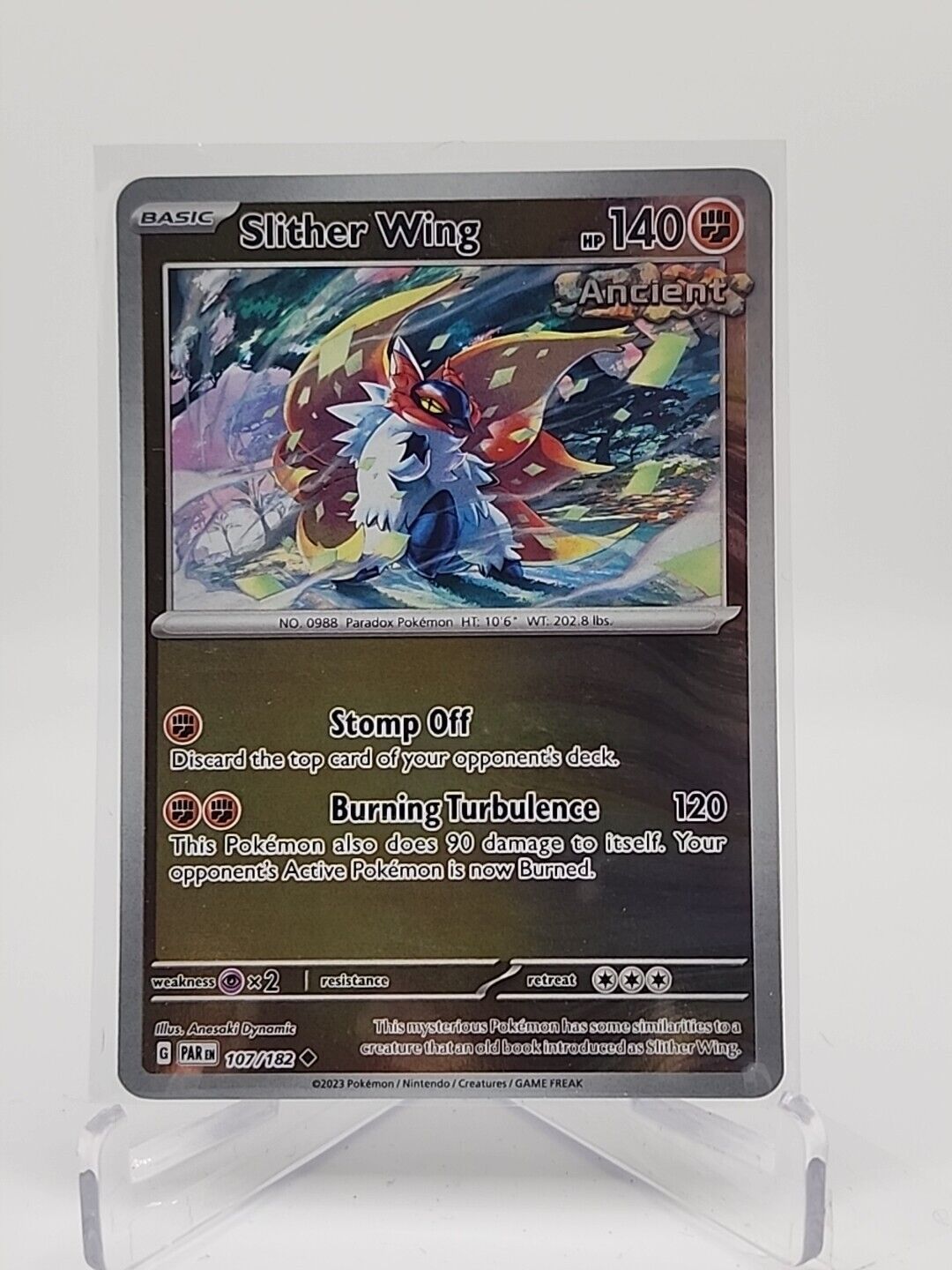 Slither Wing [Reverse Holo]  107/182 Pokémon TCG Paradox Rift