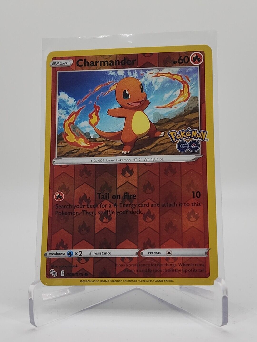 Charmander [Reverse Holo] 8/78 Pokémon TGC Pokemon Go