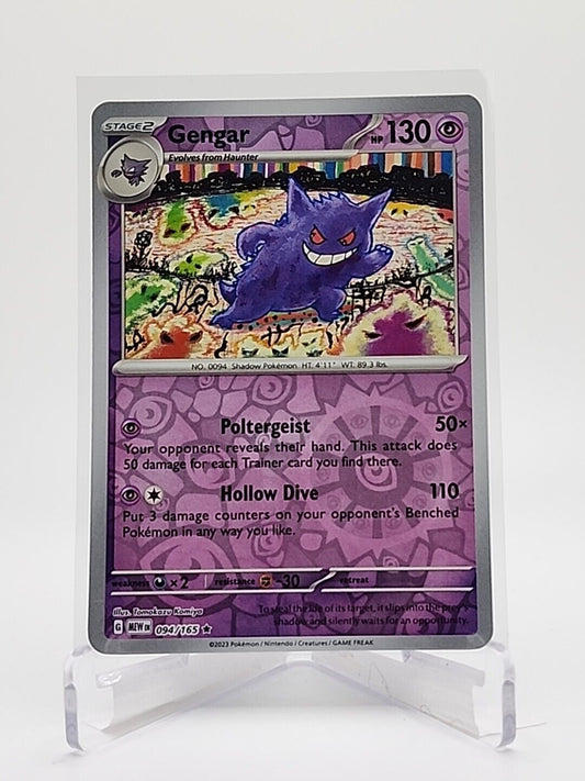 94/165 Gengar [Reverse Holo]  Pokémon TGC Scarlet & Violet - 151