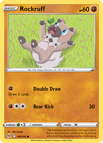 Rockruff  109/196 Pokémon TCG Lost Origin