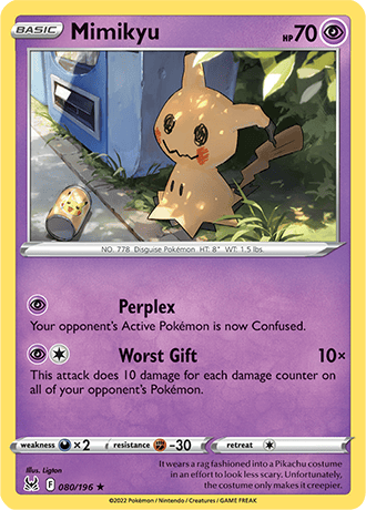 Mimikyu  80/196 Pokémon TCG Lost Origin