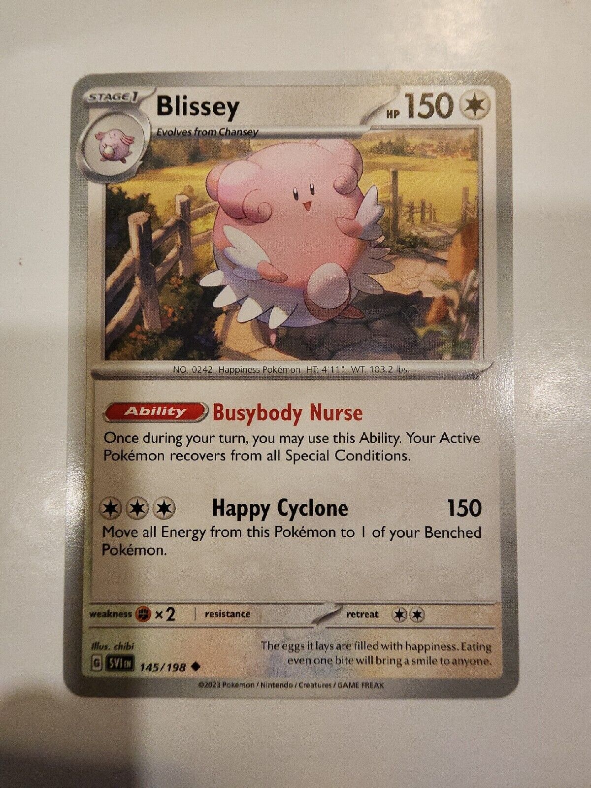 Blissey 145/198 Pokémon TGC Scarlet & Violet