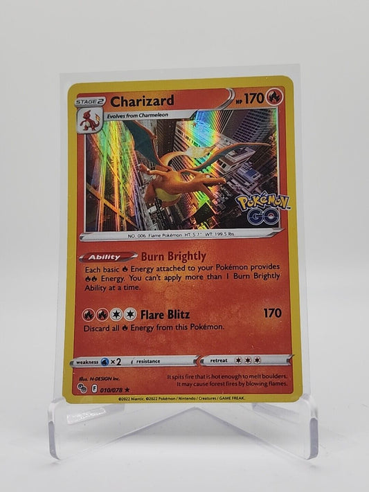 Charizard [Holo] 10/78 Pokémon TGC Pokemon Go