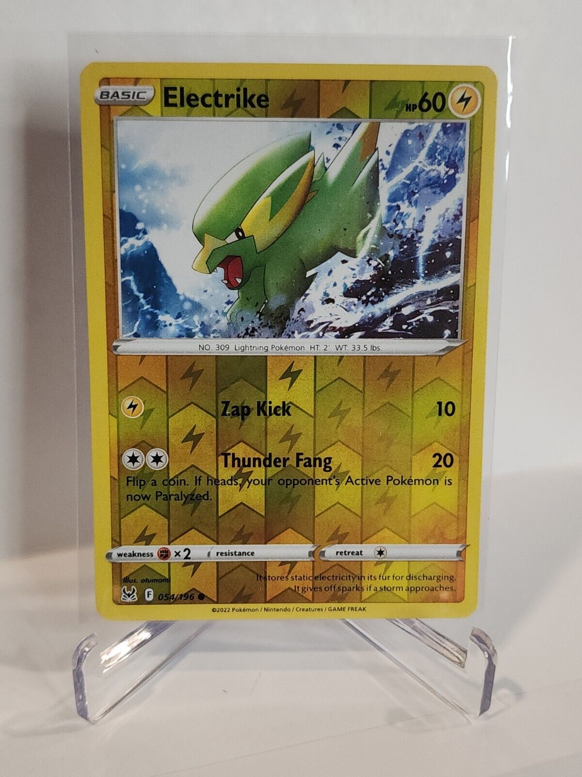 54/196 Electrike [Reverse Holo]  Pokémon TGC Lost Origin