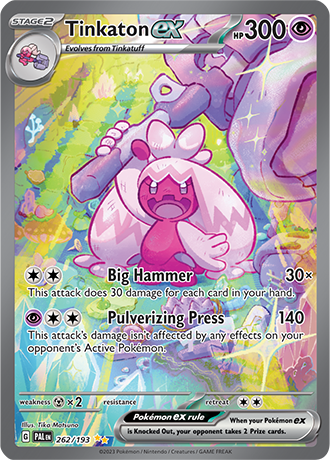 Tinkaton ex  262/193 Pokémon TCG Paldea Evolved