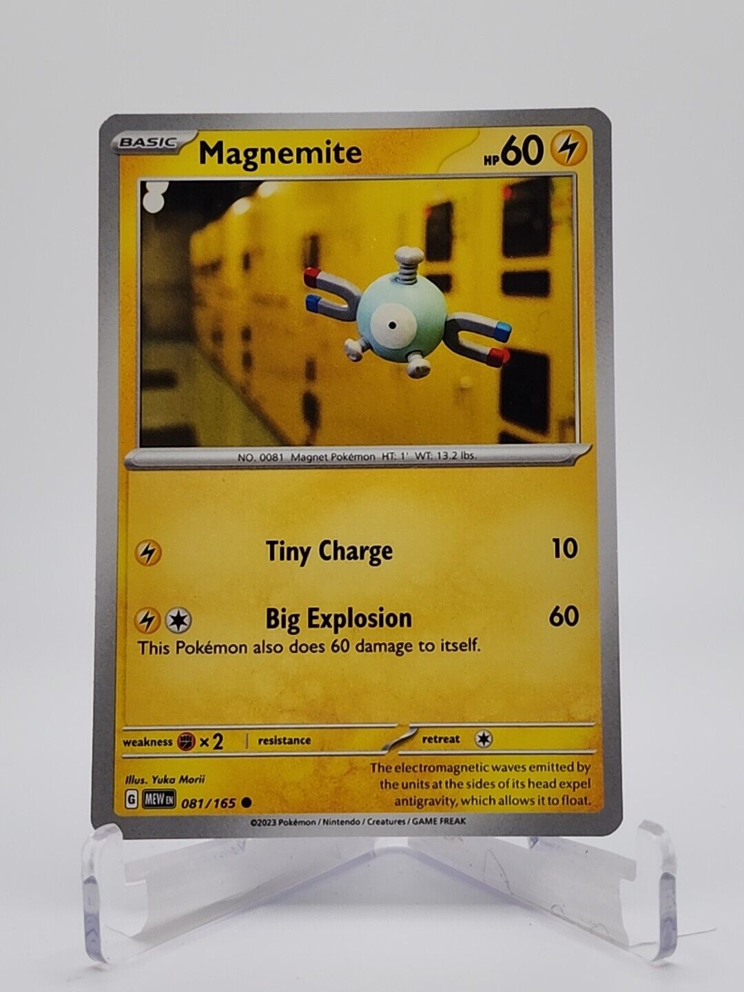 81/165 Magnemite  Pokémon TGC Scarlet & Violet - 151