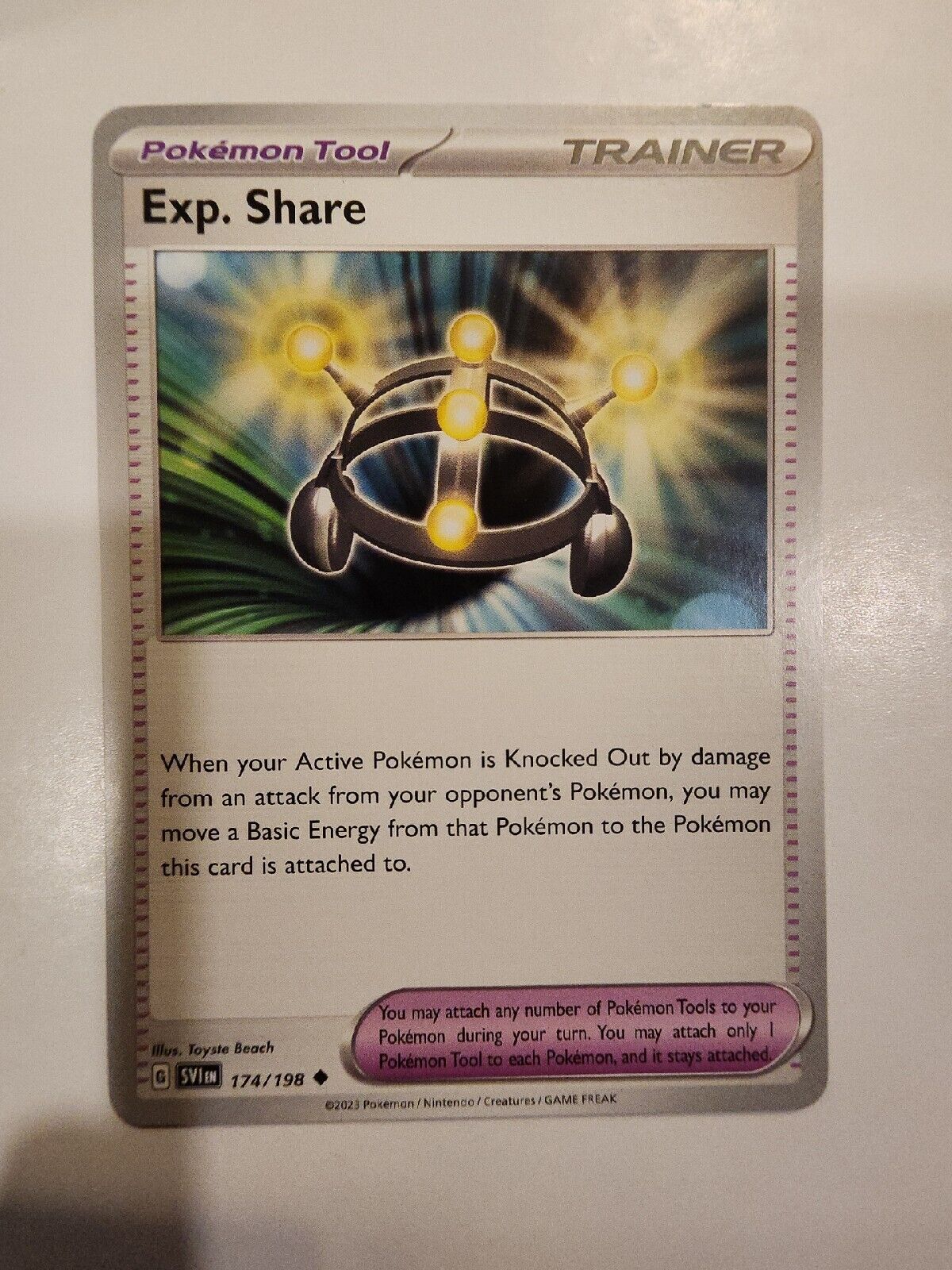 Exp. Share 174/198 Pokémon TGC Scarlet & Violet