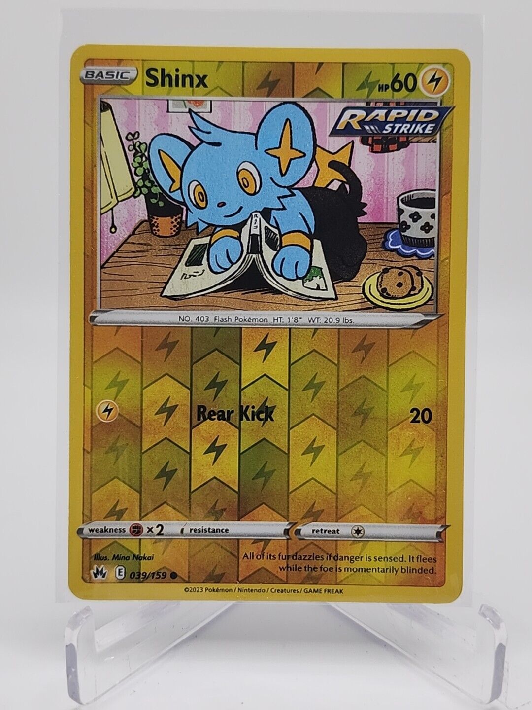 Shinx [Reverse Holo]  39/159 Pokémon TCG Crown Zenith