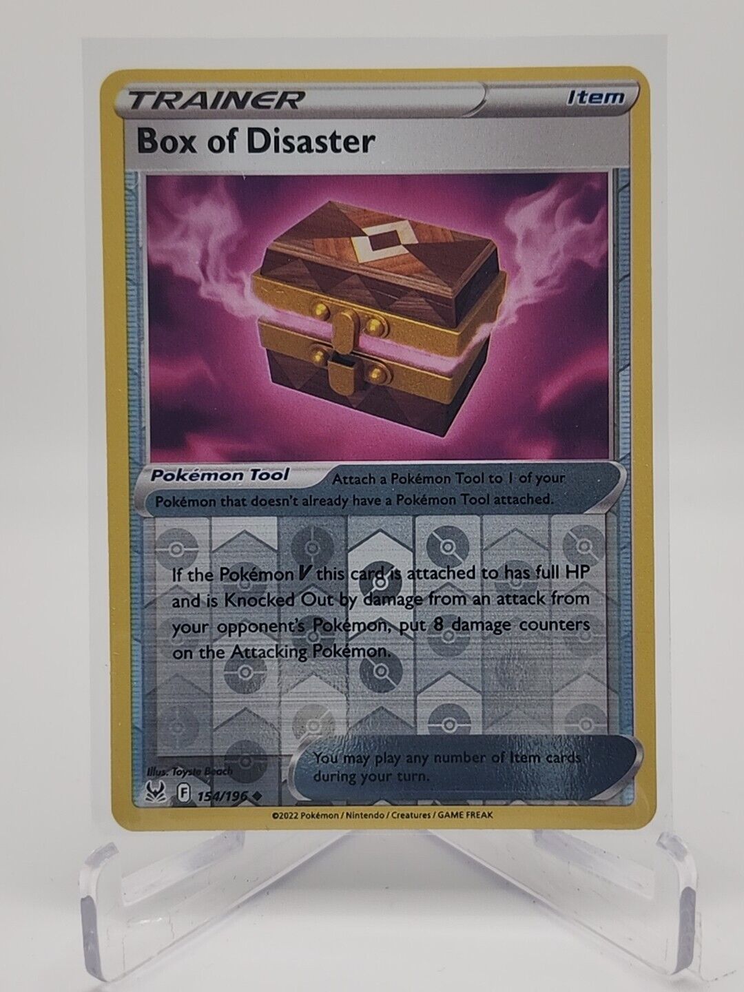 Box of Disaster [Reverse Holo]  154/196 Pokémon TCG Lost Origin