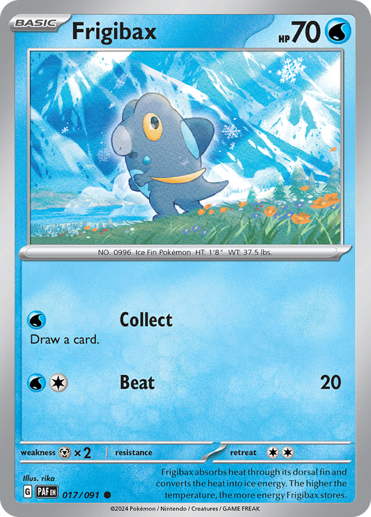 Frigibax  17/91 Pokémon TCG Paldean Fates