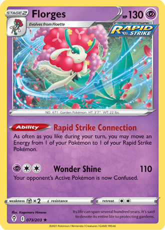 Florges  73/203 Pokémon TCG Evolving Skies