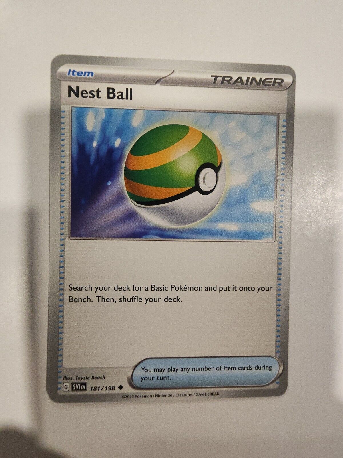 Nest Ball 181/198 Pokémon TGC Scarlet & Violet