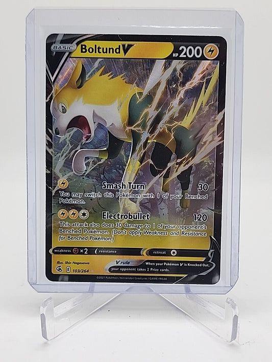 Boltund V  103/264 Pokémon TCG Fusion Strike