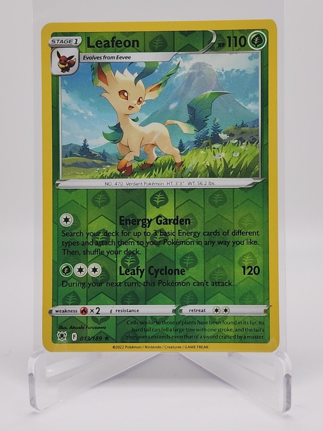 Leafeon [Reverse Holo]  13/189 Pokémon TCG Astral Radiance