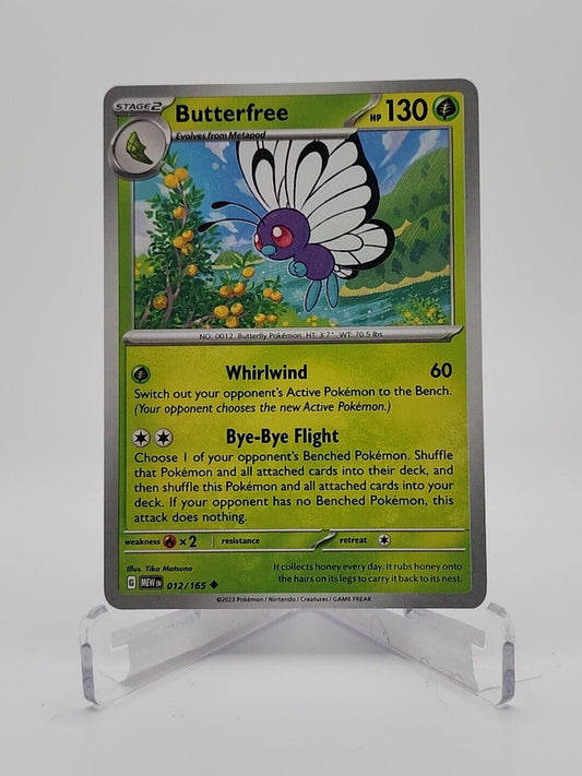 12/165 Butterfree  Pokémon TGC Scarlet & Violet - 151