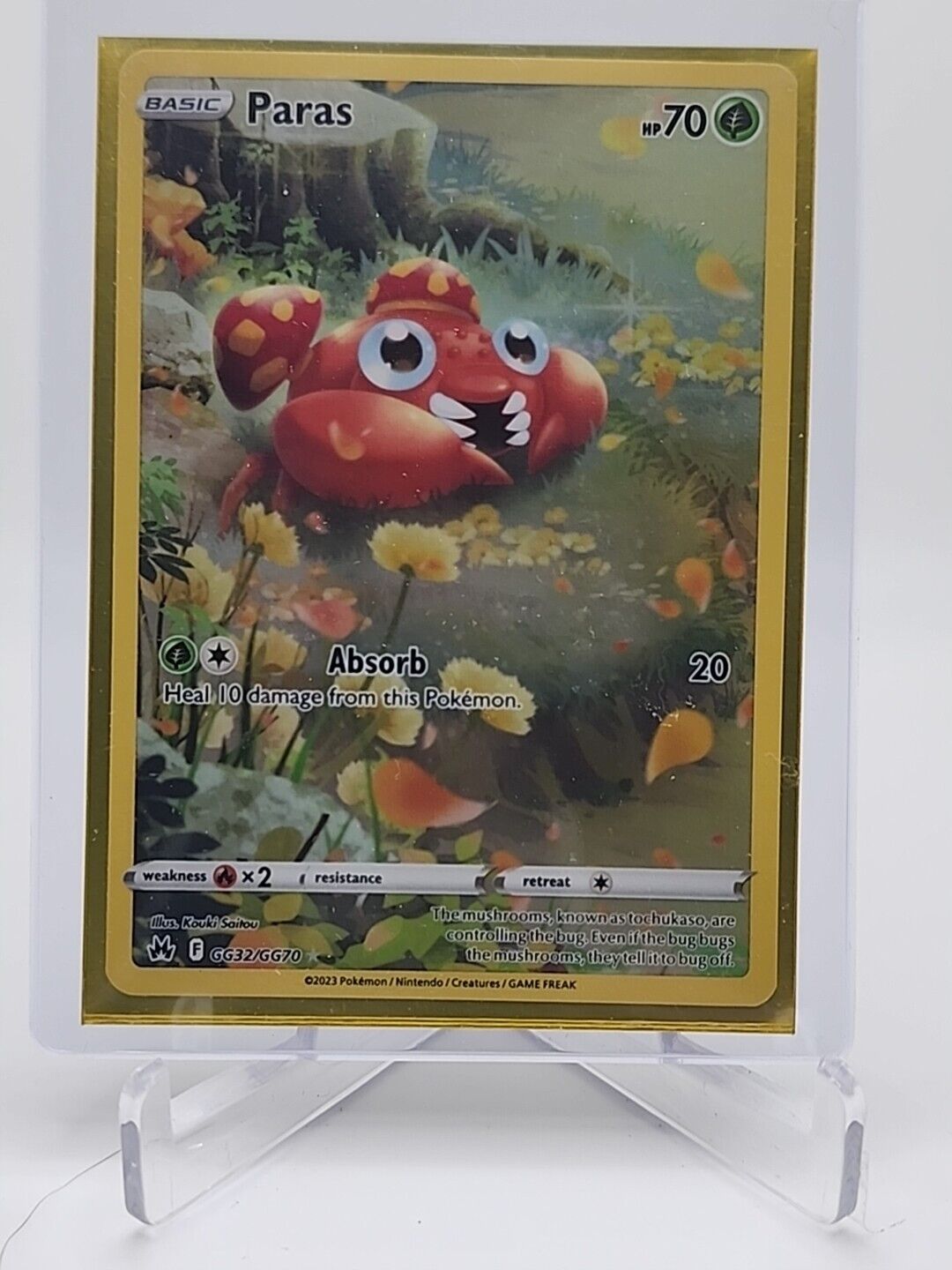 Paras  GG32/159 Pokémon TCG Crown Zenith